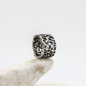 “Mars” Collection – Wide Band ring in Silver