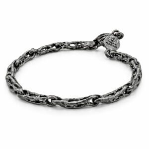 Semi-rigid silver bracelet, Mars model