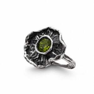 Ring in 925‰ Silver with Citrine Quartz